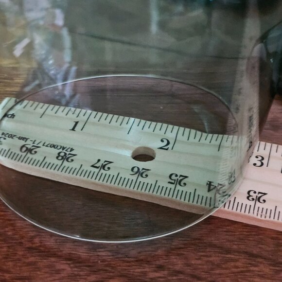 4 Libbey Premiere Dark Green Glasses 7.25" tulip shape glasses 1998 - Picture 6 of 6